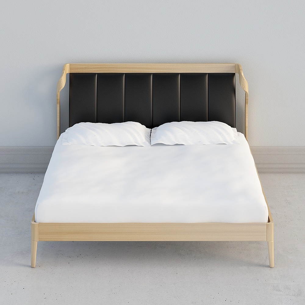 Modern Minimalist 3D Bed Frame Design