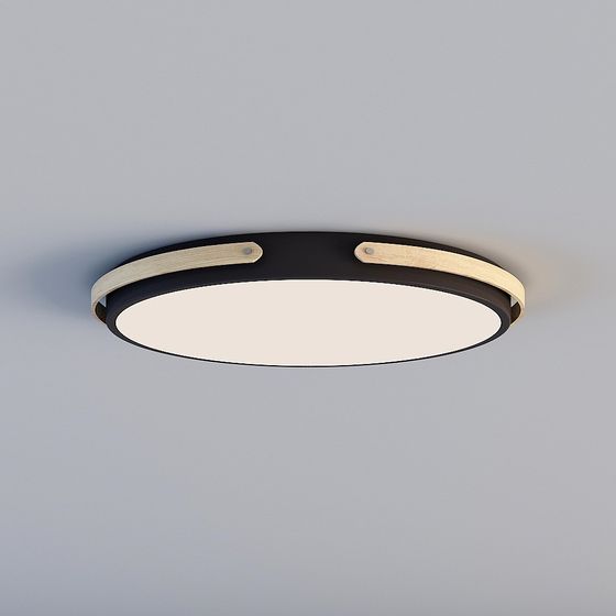 Modern Minimalist Round Pendant Light 3D model