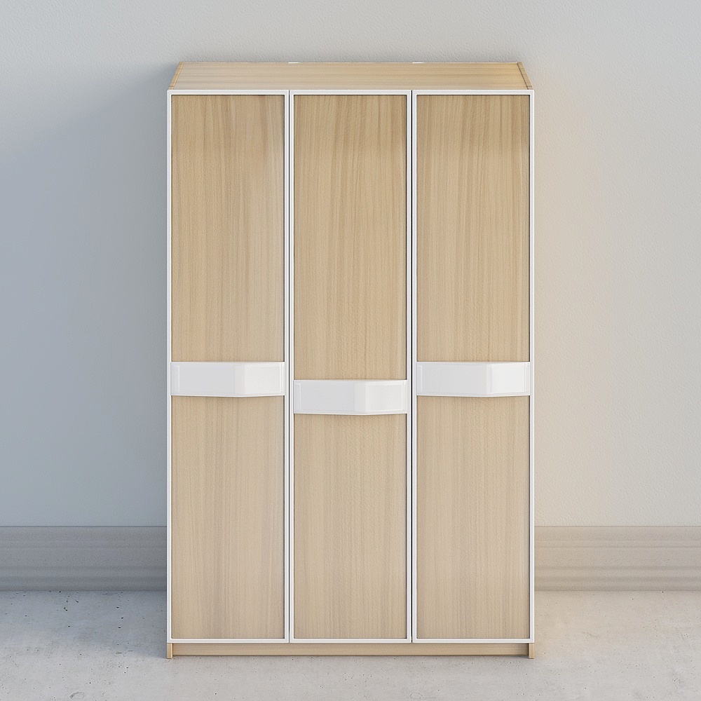 Modern Minimalist Wardrobe 3D model