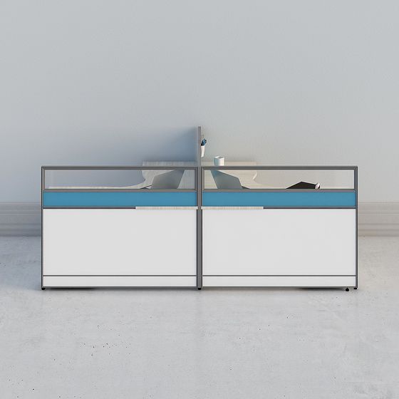 Urban Edge Desk 3D model