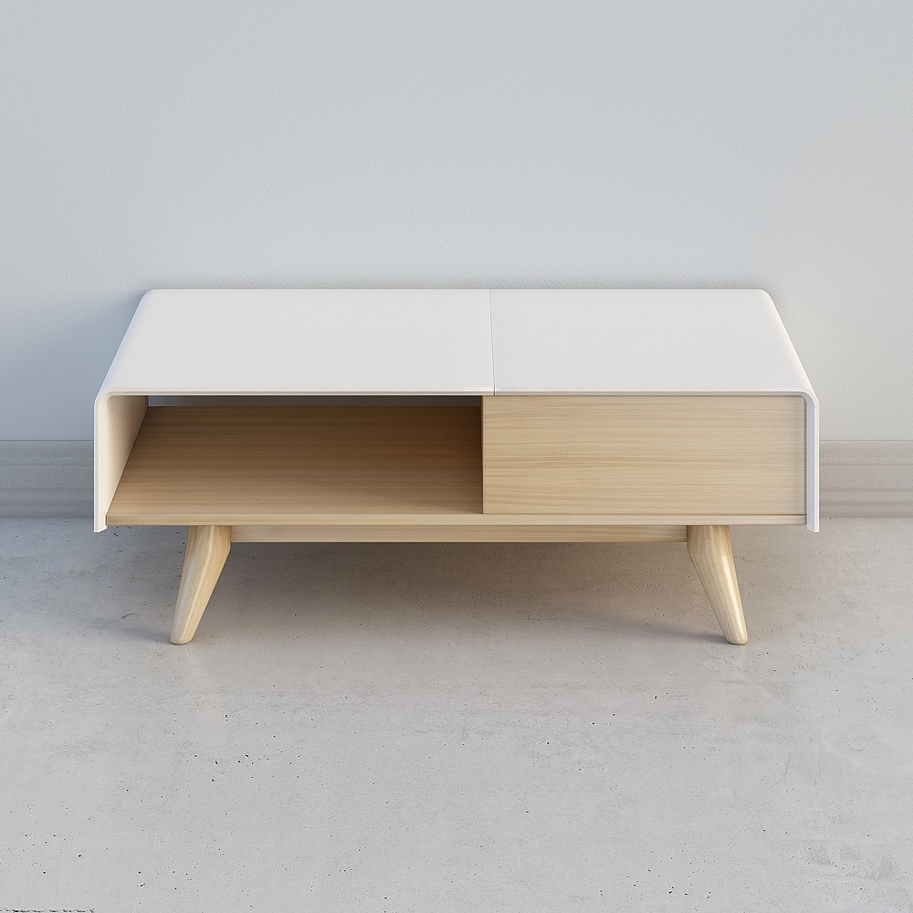 Sleek TV Cabinet 3D model for Modern Interiors