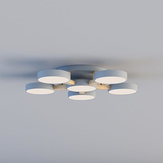 Stylish Minimalist Pendant Light 3D model