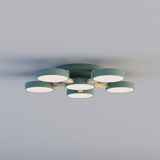 Stylish Pendant Light 3D model for Modern Interiors