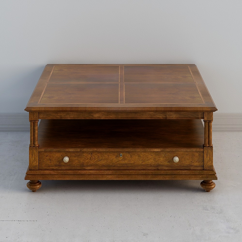 Explore and discover the Square Storage Coffee Table - Classic Cherry Wood