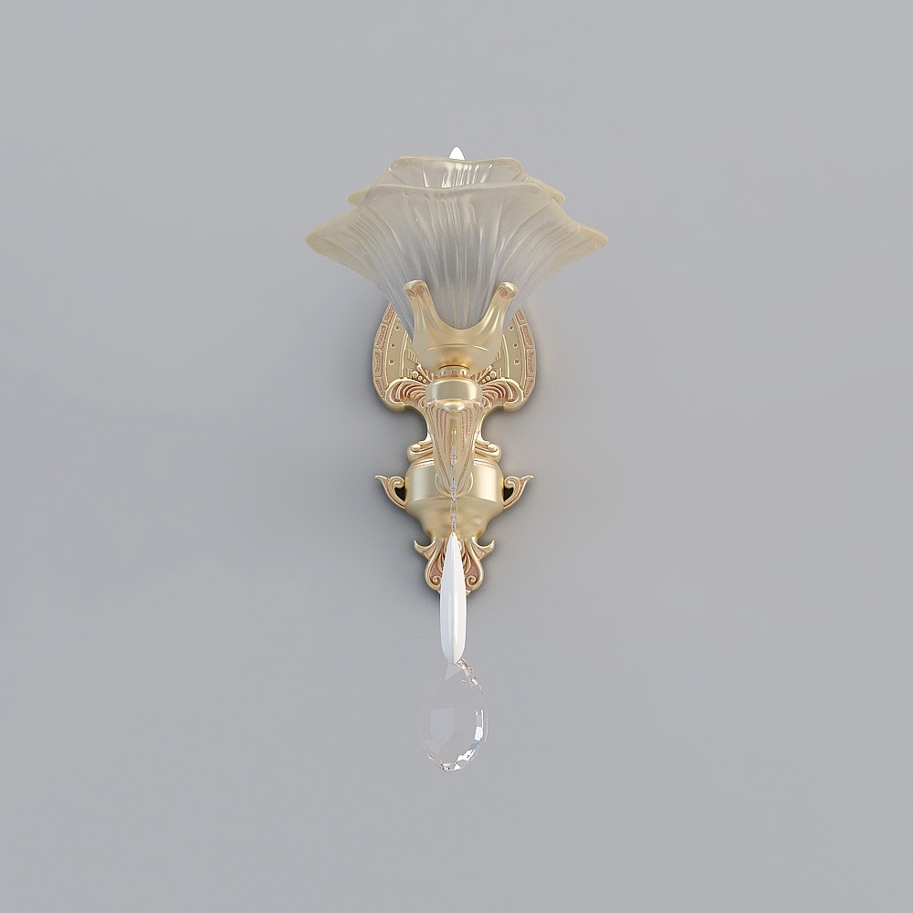 moderne Wandleuchte - Kristall