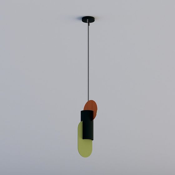 Color Melody 3D model Chandelier for Modern Spaces