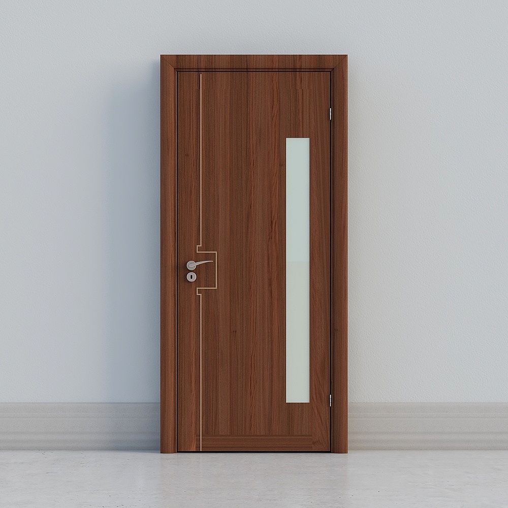 modern wooden door