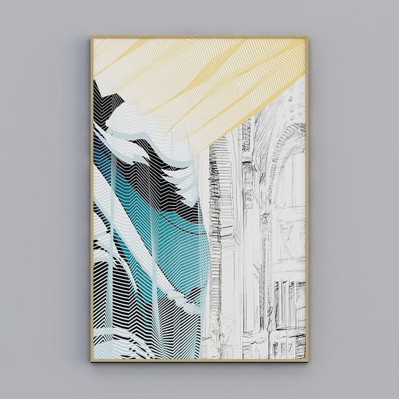 Urban Light Low-Poly 3D Model