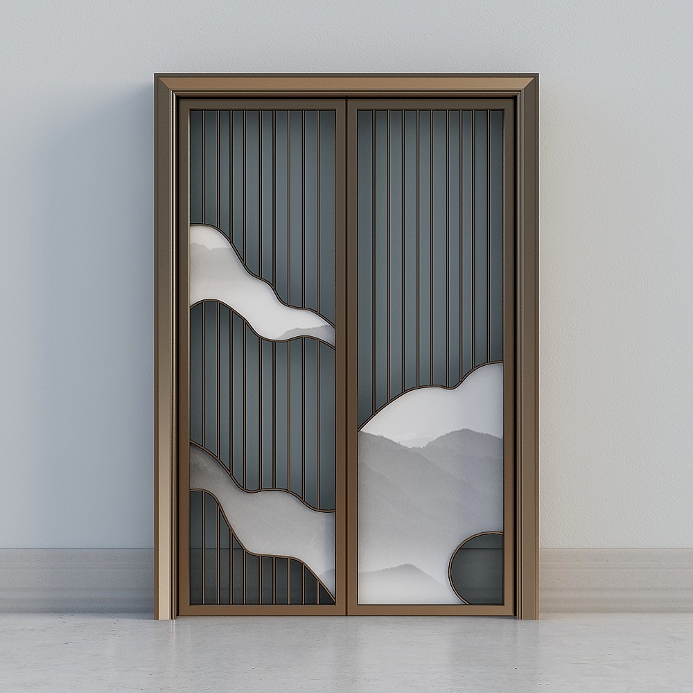 The new Chinese indoor door partition door 001