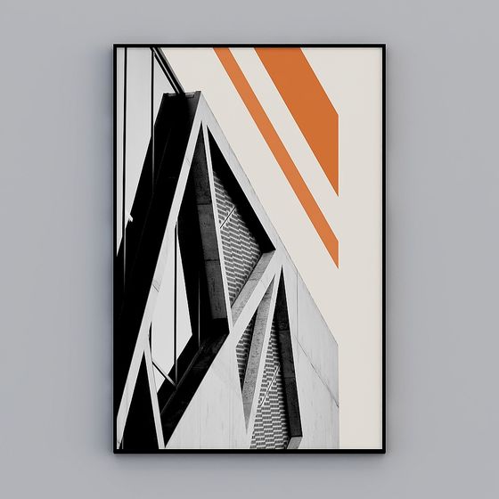 City Light Futuristic Building 3D model