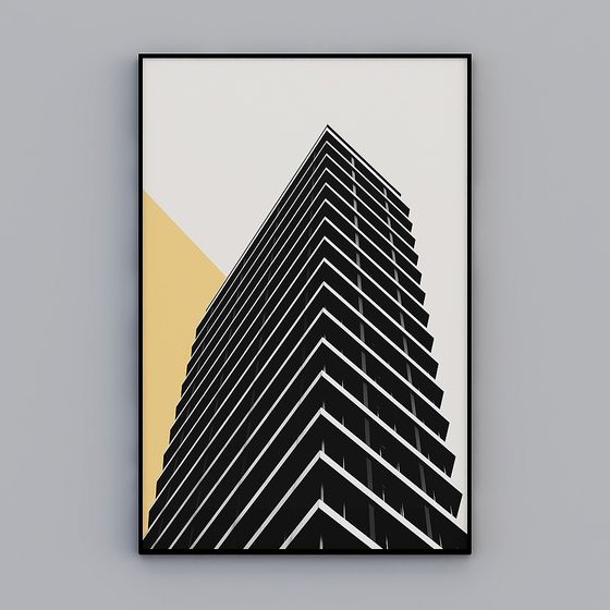 Futuristic City Peak 3D Model