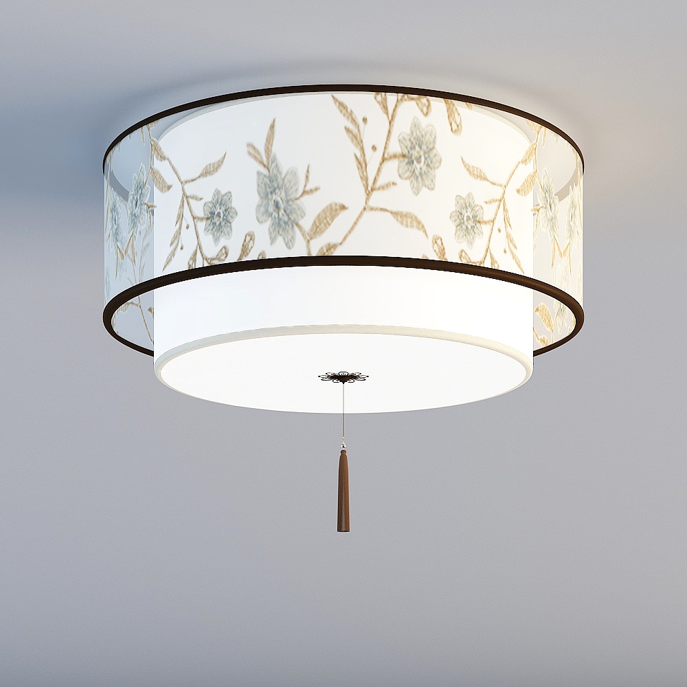Elegant Modern Chandelier 3D model