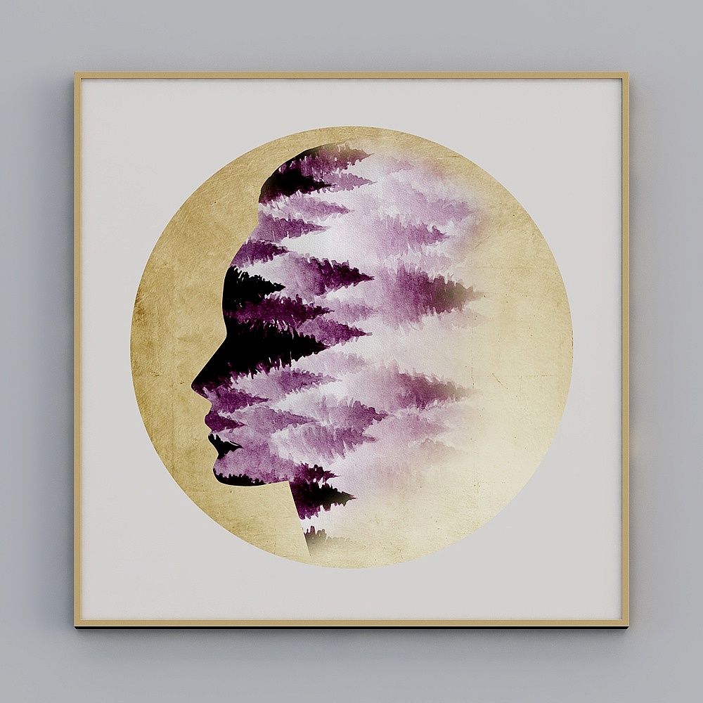 Forest Shadow Low-Poly 3D Model