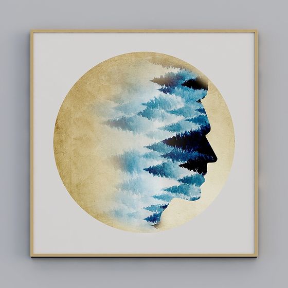 Forest Shadows 3D model - Artistic Natural Fusion