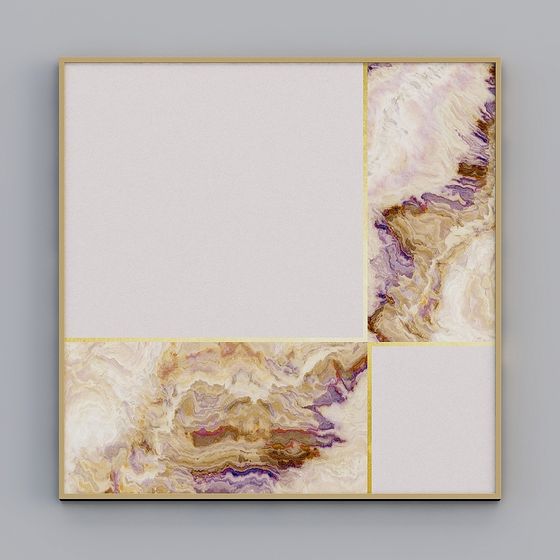 Abstract Frame 3D Model - Blending Art and Geometry