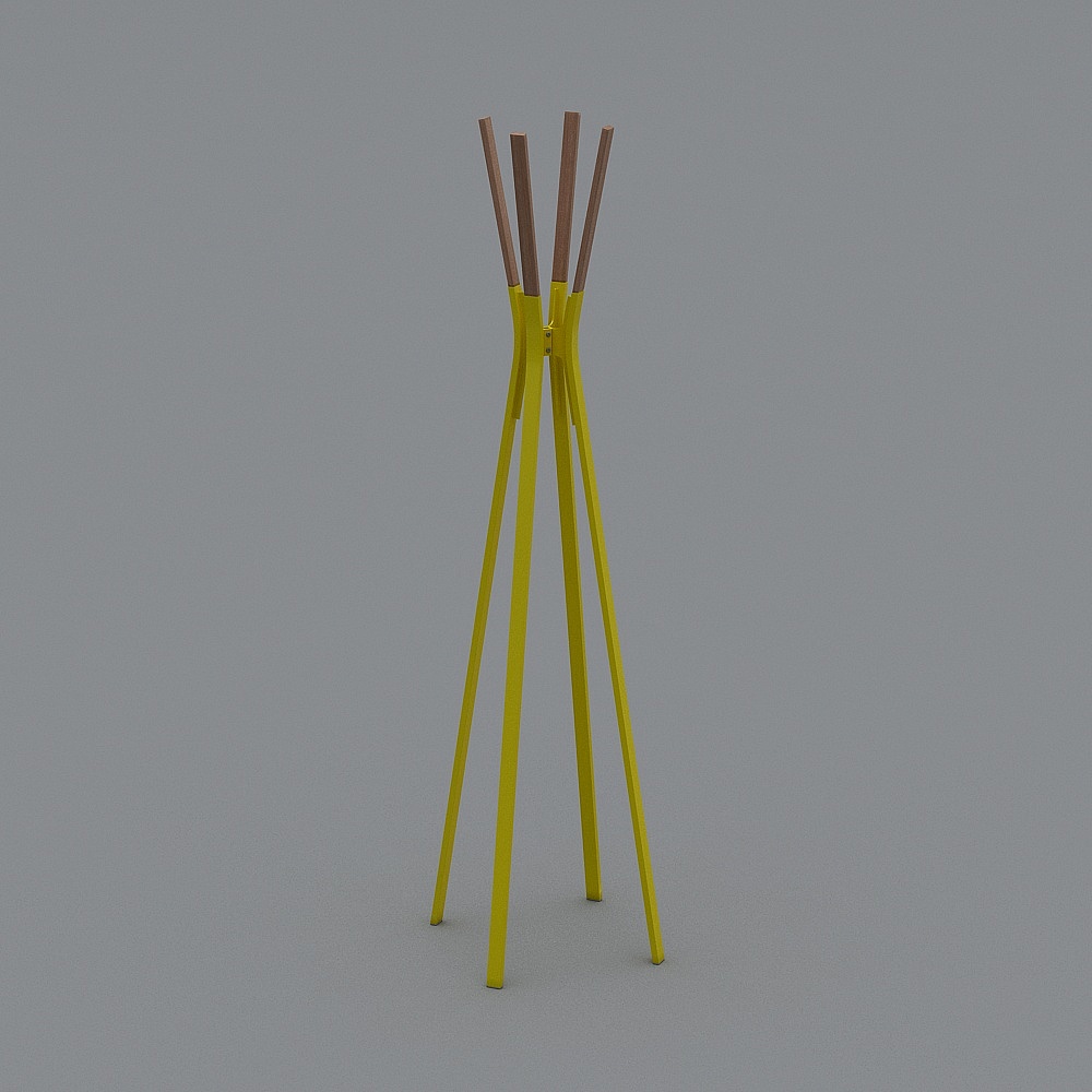 Urban Chic Coat Rack 3D model