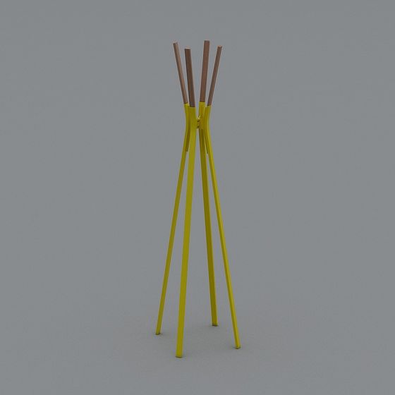 Minimalist Yellow Hanger 3D model