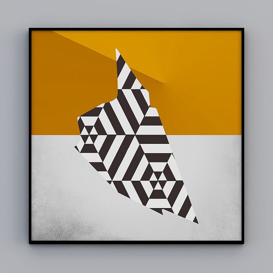 Abstract Geometric Sculpture 3D model