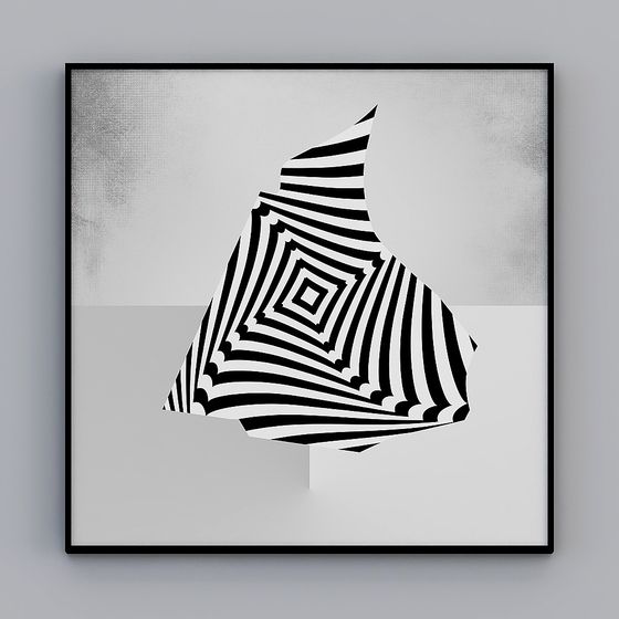 Optical Illusion Pyramid 3D model for Creative Projects