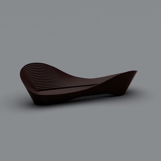 Elegant Lounge Chair 3D model for Creative Projects