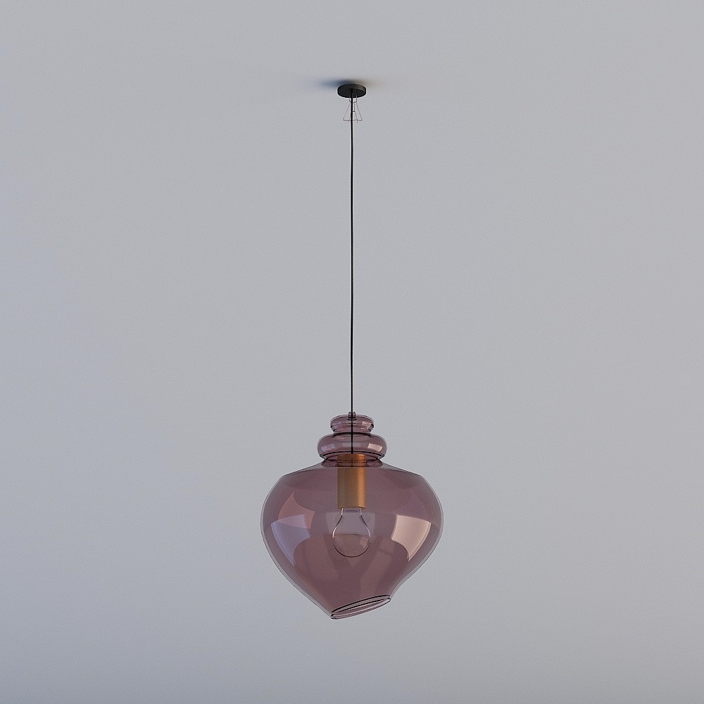 Modern Low-Poly Chandelier 3D model