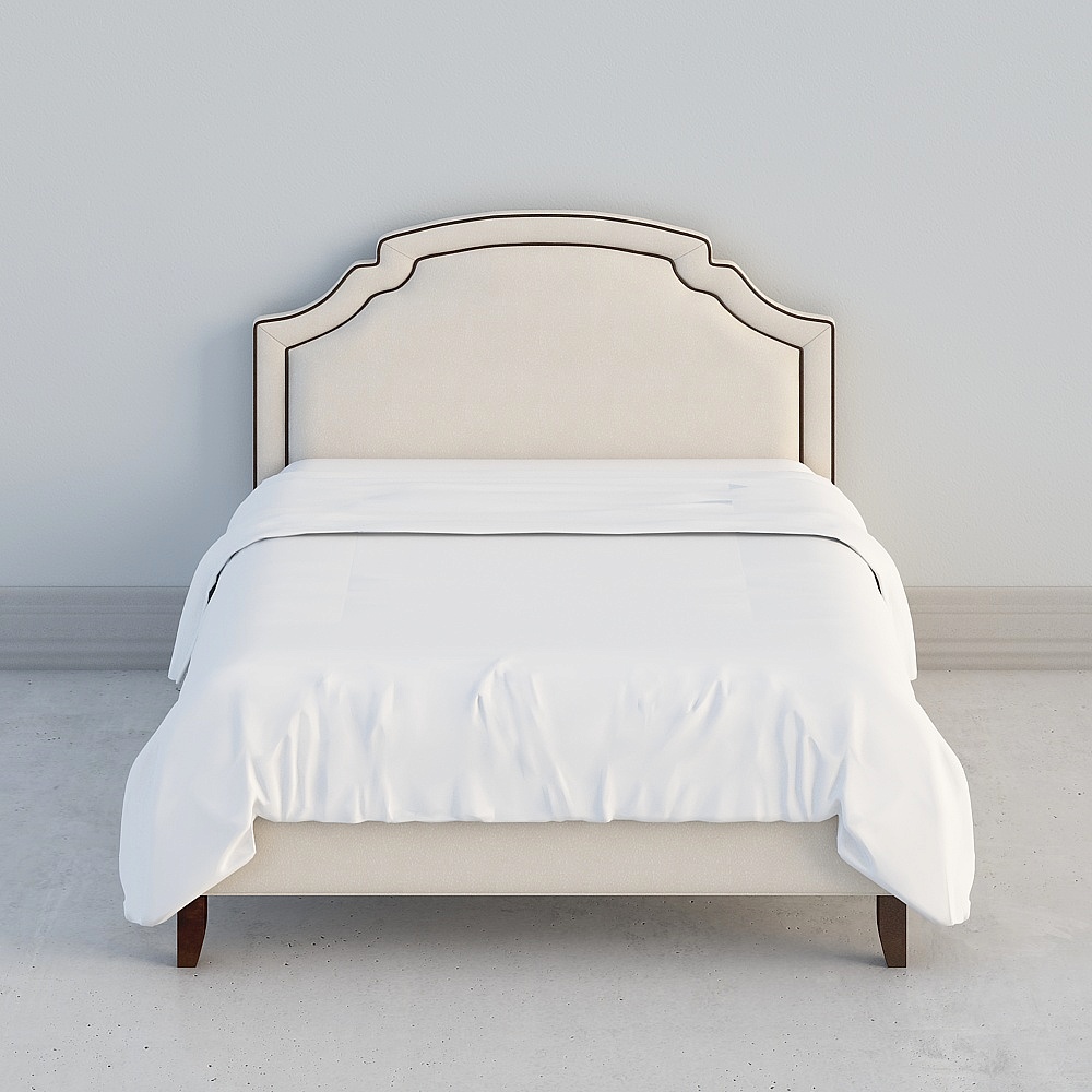 Bộ sưu tập Paris Túi mềm Diana giường hoàng đế 71 inch