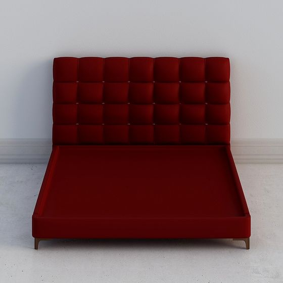 Red Velvet Dream 3D model Bed