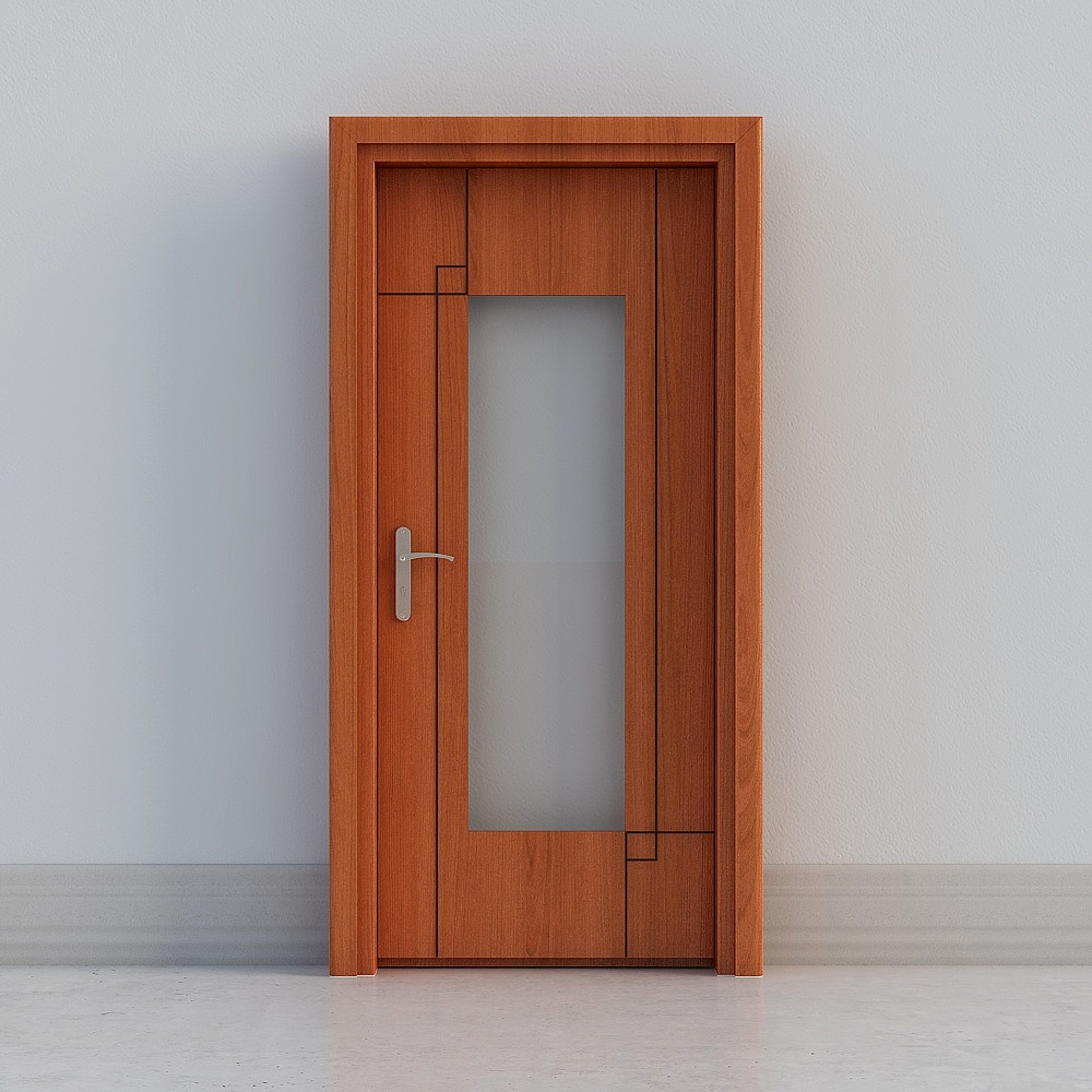 Porte-fenêtre classique en bois style français