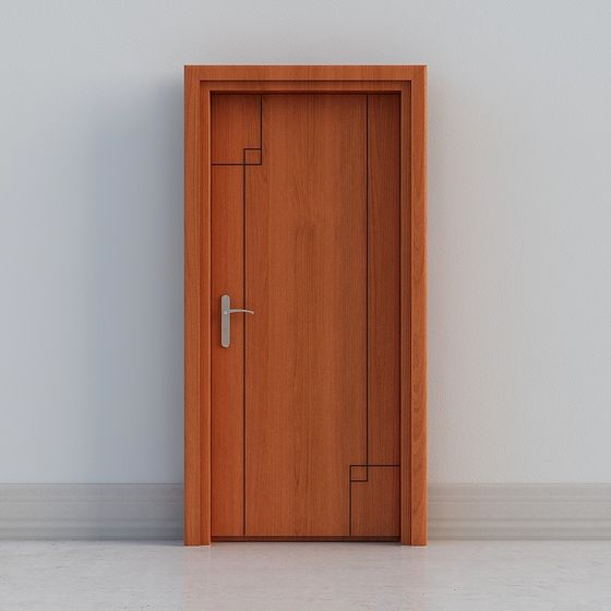 Minimalist Door 3D model for Modern Spaces