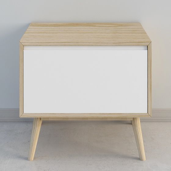 Mid-Century Modern Nightstand 3D model
