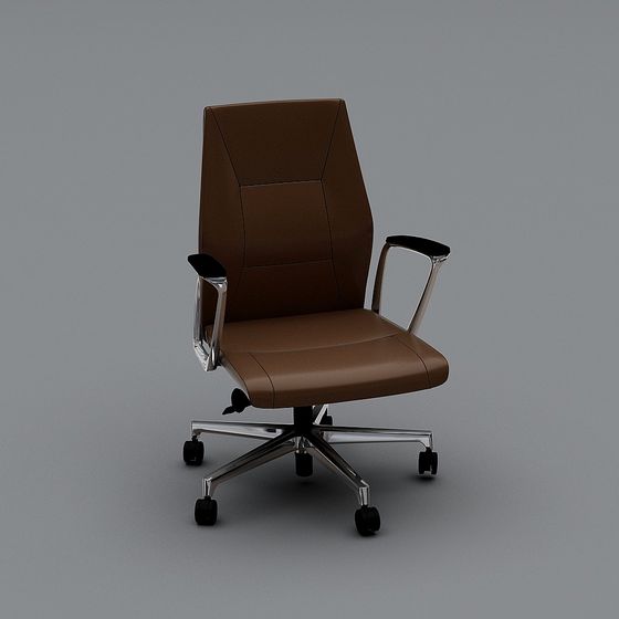 Elegant 3D Office Chair Model for Modern Workspaces