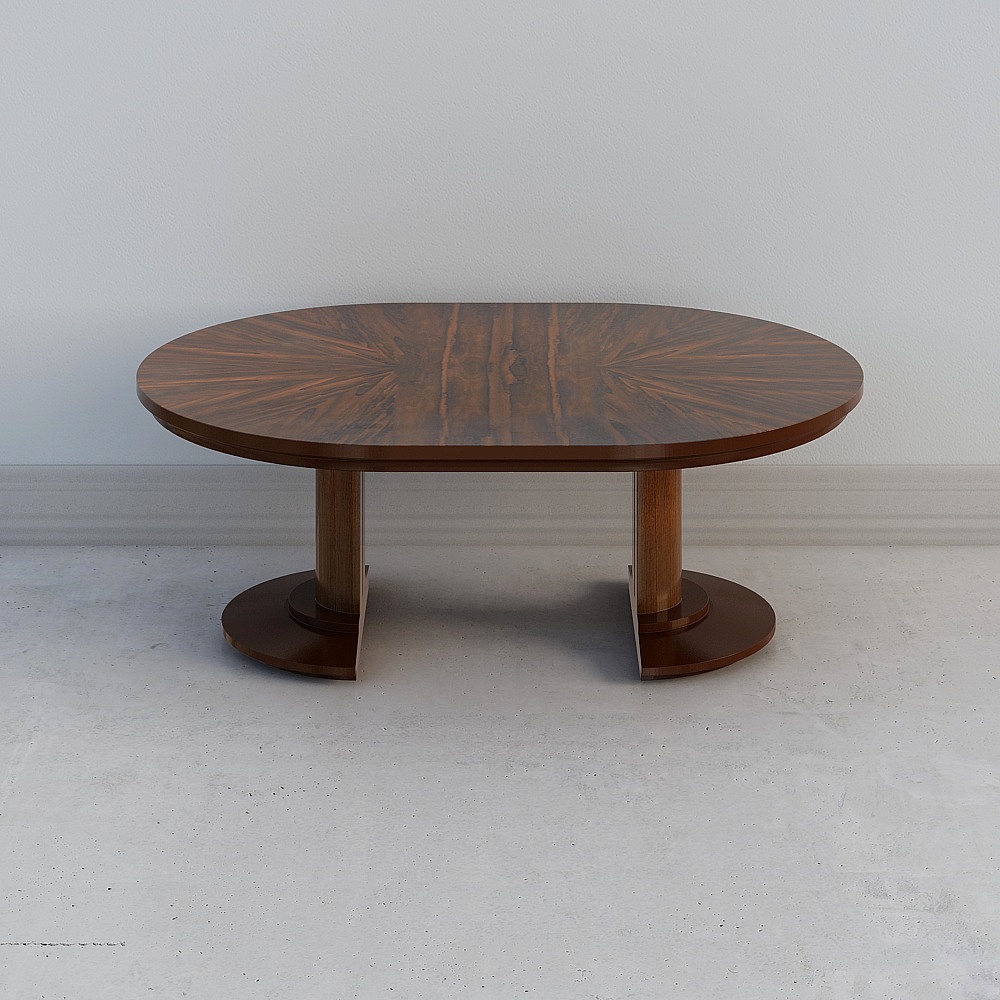 Mesa redonda de impresión Qinghua alargada