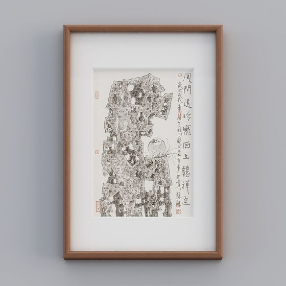 Ancient Ink Charm 3D model