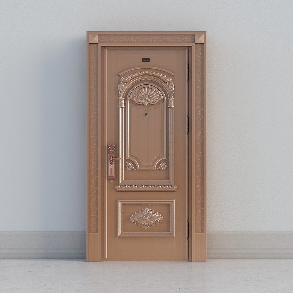 Porte en bois traditionnel