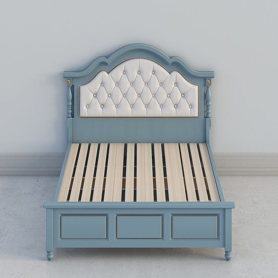 Vintage Elegant Bed 3D model