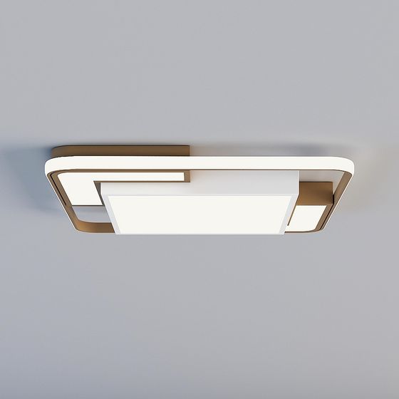 Elegant Minimalist 3D Pendant Light Model