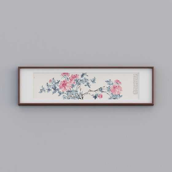 Low Poly Floral 3D Model Artwork