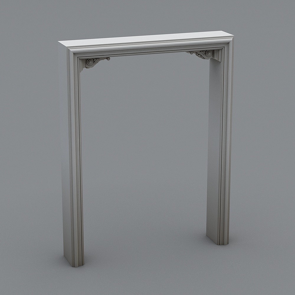 Elegant Door Frame 3D model for Creative Projects