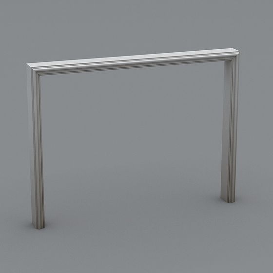 Stylish Low-Poly Door Frame 3D model for Creative Projects