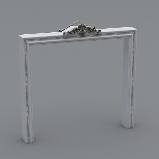 Elegant Mirror Frame 3D model for Creative Projects