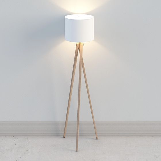 Tripod Floor Lamp 3D model