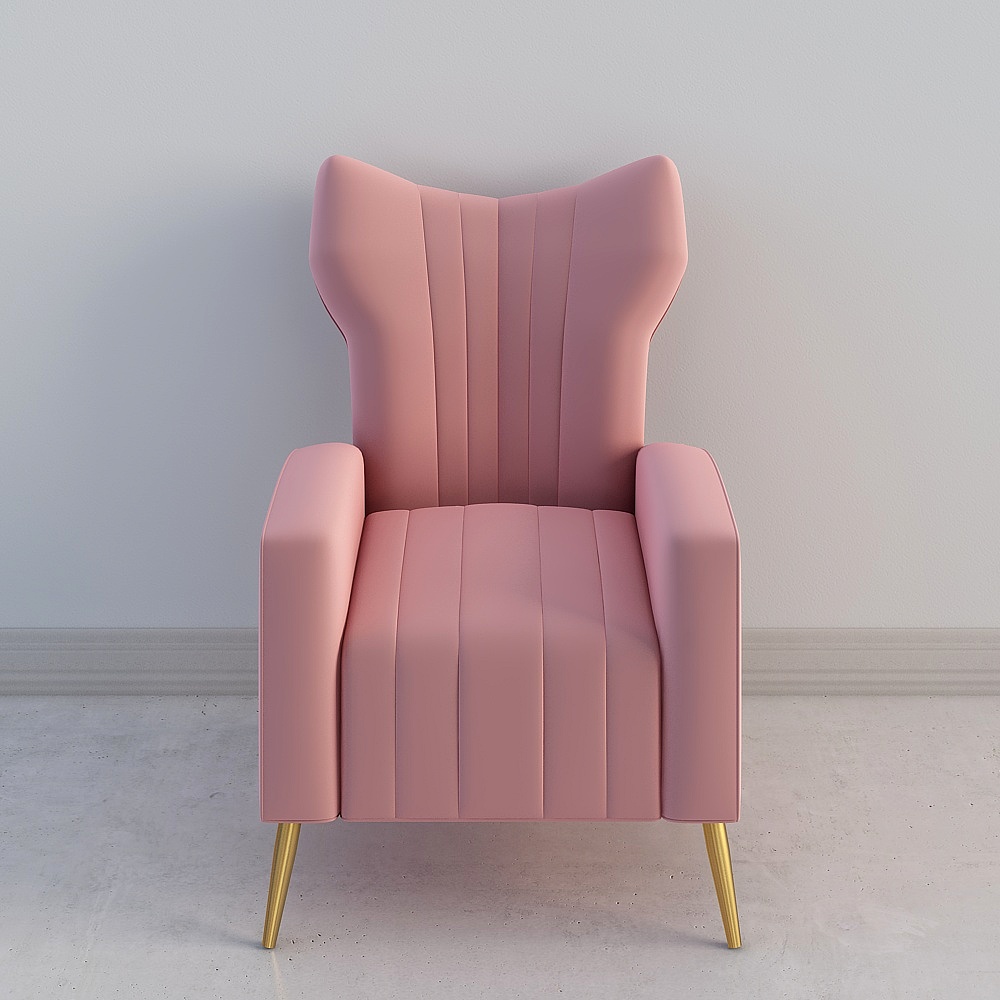 Chic Wing Chair 3D model