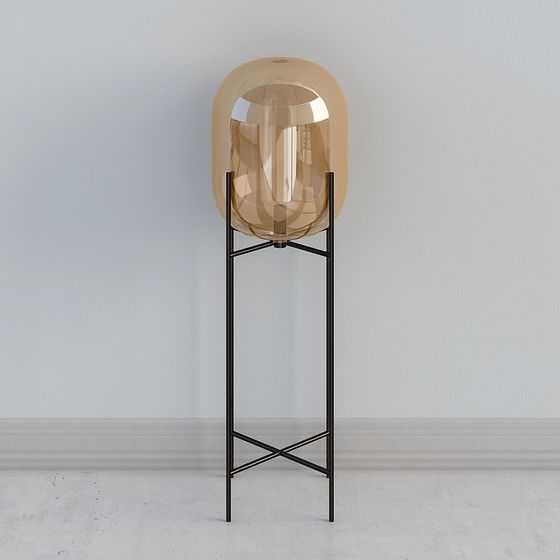 Futuristic 3D Lighting Fixture Model