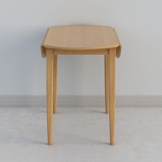 Stylish Folding Dining Table 3D model