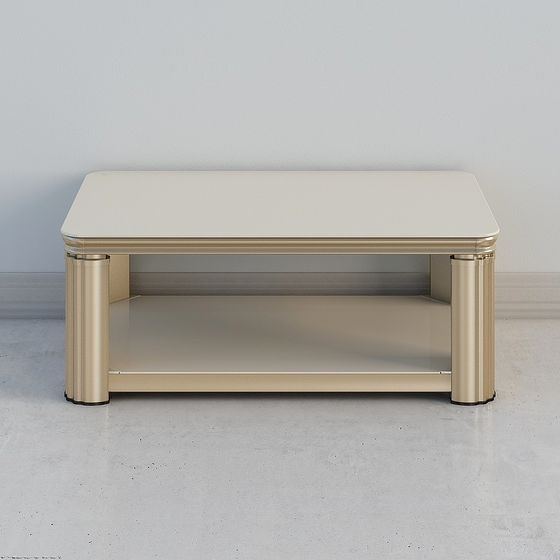 Elegant Minimalist Coffee Table 3D model