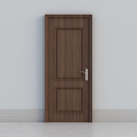 Elegant Low-Poly 3D Model Door Design