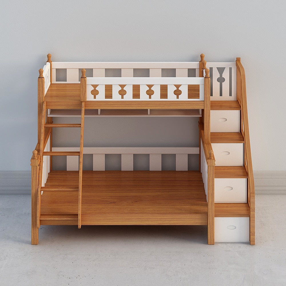 Muebles infantiles de Bean Ding Manor PCZ09-S (doble escalera)