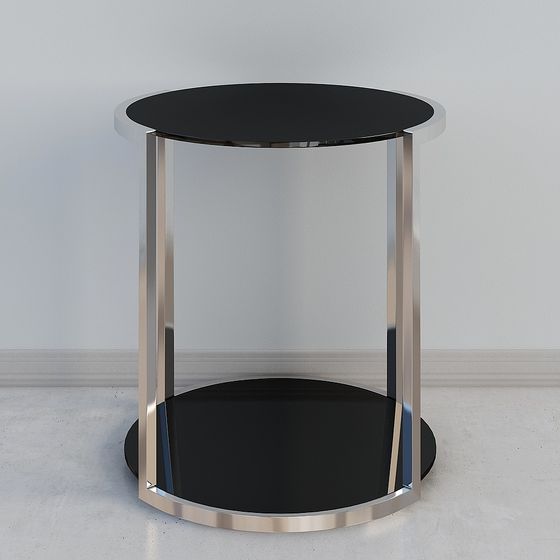 Modern Cylinder Side Table 3D model