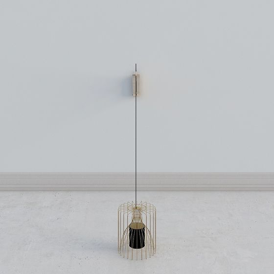 Suspended Light 3D model for Modern Interiors