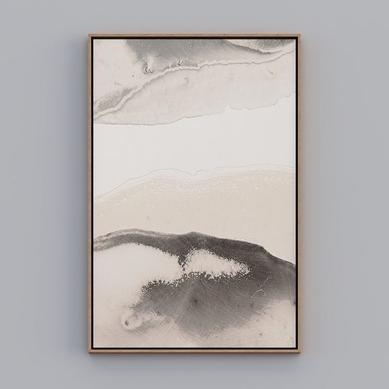 Abstract Landscape 3D Model for Creative Projects